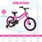16/18 Inch LED Lighted Kids Bike with Training Wheels & Headlight